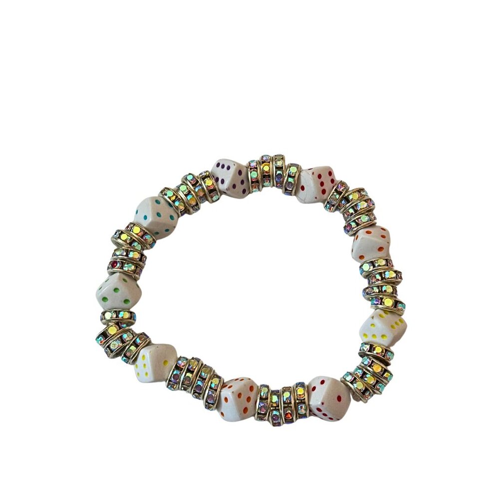 Dice Beaded Bracelet
